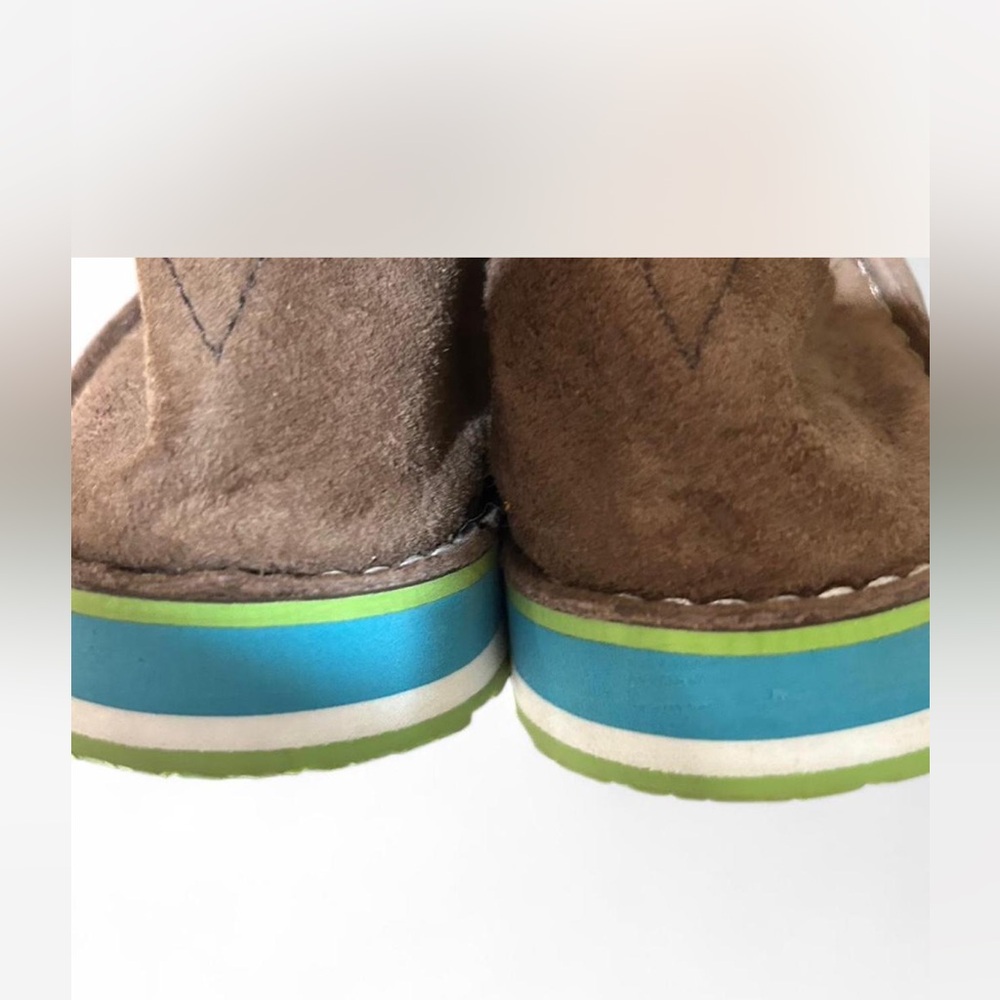 Ariat Brown and Blue Women's Loafers - Picture 4 of 8